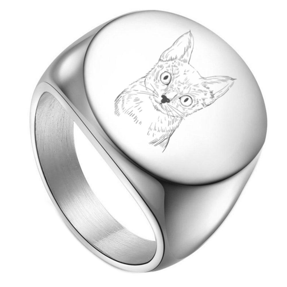 Fashion Tetragrammaton Viking Rings For Man Wahyeh Magical Blessed Pentagram of Solomon Amulet Stainless Steel Punk Male Ring