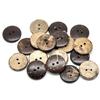 50pcs Lot 18mm Brown Coconut Shell-4 Holes-Buttons Sewing Scrapbooking Diy Clothing Accessories
