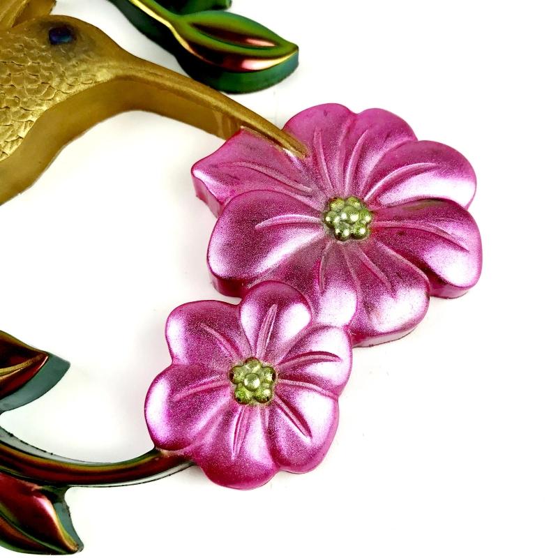 Semi-stereoscopic Hummingbird Wall Ornaments Drop Glue Mold Diy Wall Pendant Desktop Decoration Epoxy Silicone Mold