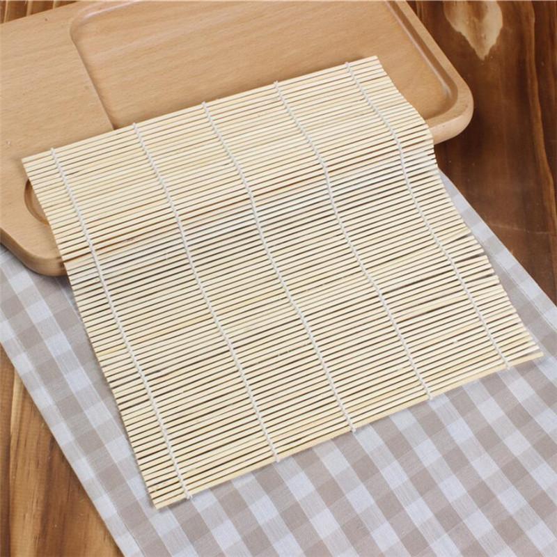 1pc Sushi Bamboo Rolling Mats Japanese Rice Paddles Tools Rice Mold Maker Roller Kitchen DIY Accessories