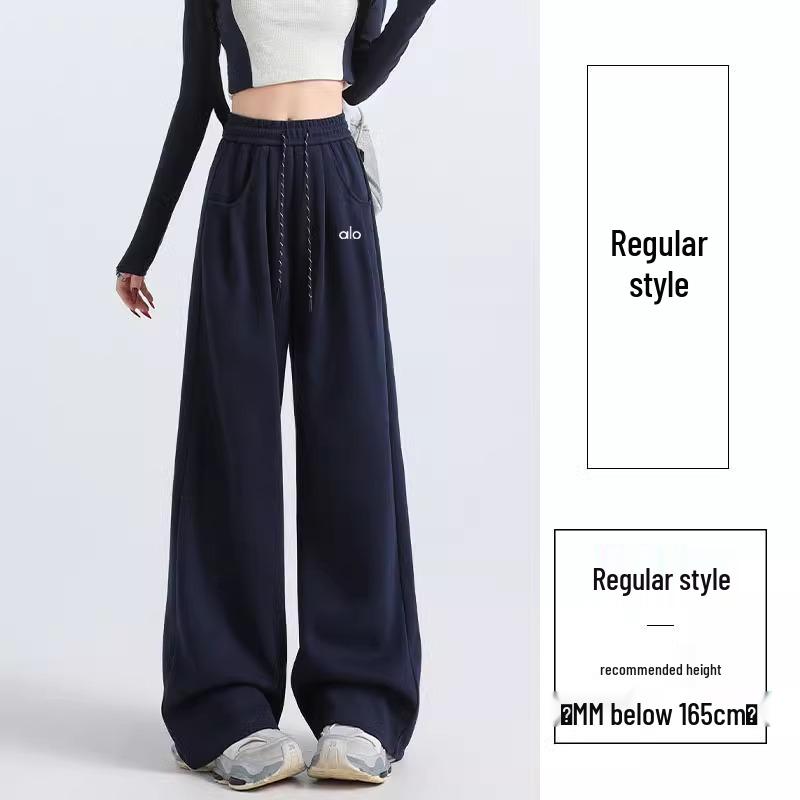 Nordamerika Frühling Stil Damen Schlankmachende Wolken-Yoga Weite Bein Fitnesshose