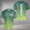Camiseta Masculina Manga Curta Gola Redonda JOOLA Verão Nova Anti-Amassar Respirável Solta Grande Casual Par Top