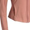 Under Armour Solid Color Stand Collar Zip Casual Long Sleeve Jacket Women jackets Pink 1379157-696