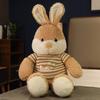 Striped Sweater Large Rabbit Plush Toy Love Doll Girlfriend Birthday Present