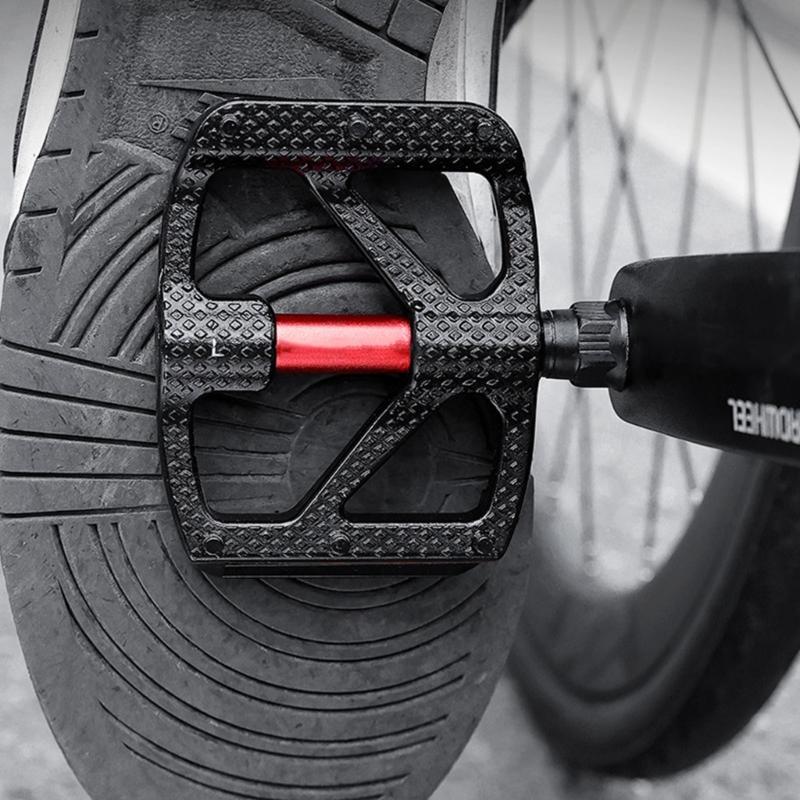 2pcs High Performances Bike Pedals Easyly Install Road Bike Platform Pedals for Mountain Cycling