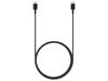Cable usb type c - usb type c - charge rapide 25w - samsung - 1 m - noir