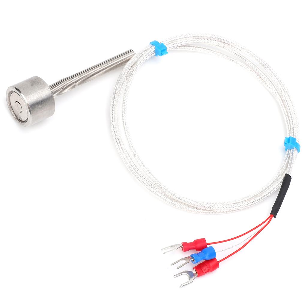 PT100 Magnetic Temperature Sensor Waterproof Adsorption Thermistor 60 To +150 Celsius