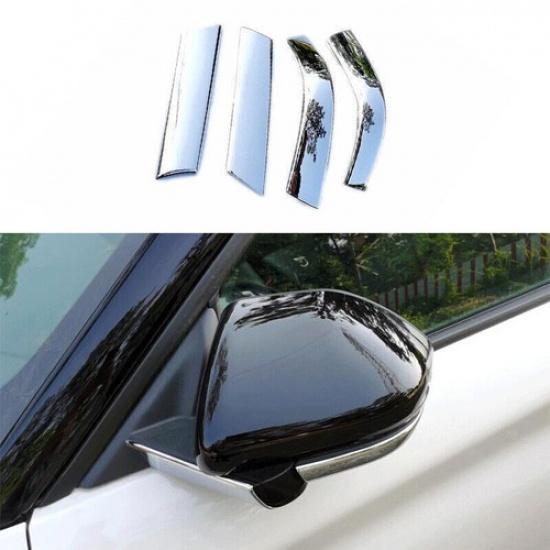 ABS Strip Trim Chrome Exterior Rear View Mirror For Explorer 2020-2022