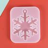 DIY Crafts Hanging Snowflake Resin Molds Epoxy Resin Mold Christmas Gift Silicone Pendant