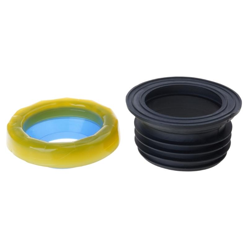 Toilet Bowl Gasket Flange Rings Toilet Spill Sealing Rings Floor Outlet Drain Pipe Flange Rings Easy Installation