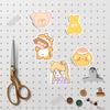 Waterproof Cute Bear & Rabbit Dinosaur Sticker Pack for DIY, Diary, Water Bottle, & Computer