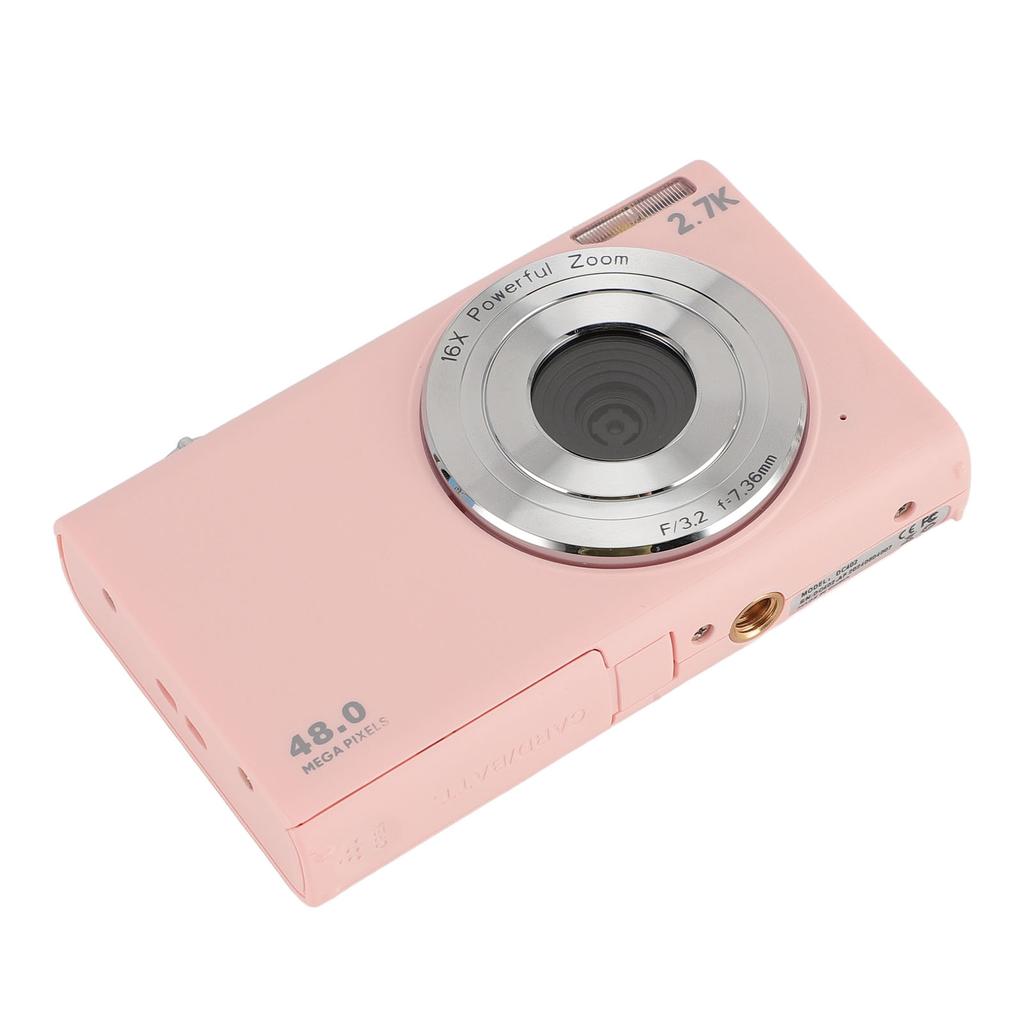 Digital Camera 2.7K 48MP Portable Vintage   Camera Auto  Camera with 2.8inch   Screen for Students Adults Girls
