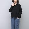 2024 Women's Chic Two-Piece Set: Loose Slimming Sweatshirt & Jeans for Spring/Autumn