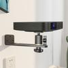 Adjustable 1/4Inch Projector Wall Mount Bracket For Home Theater And Conference Room Installation Holds Up To 5kg
