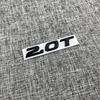 2.0T Car Logo Car Displacement Standard Split 3D Three-dimensional Metal Label Rear Labeling Fender Personalized Label