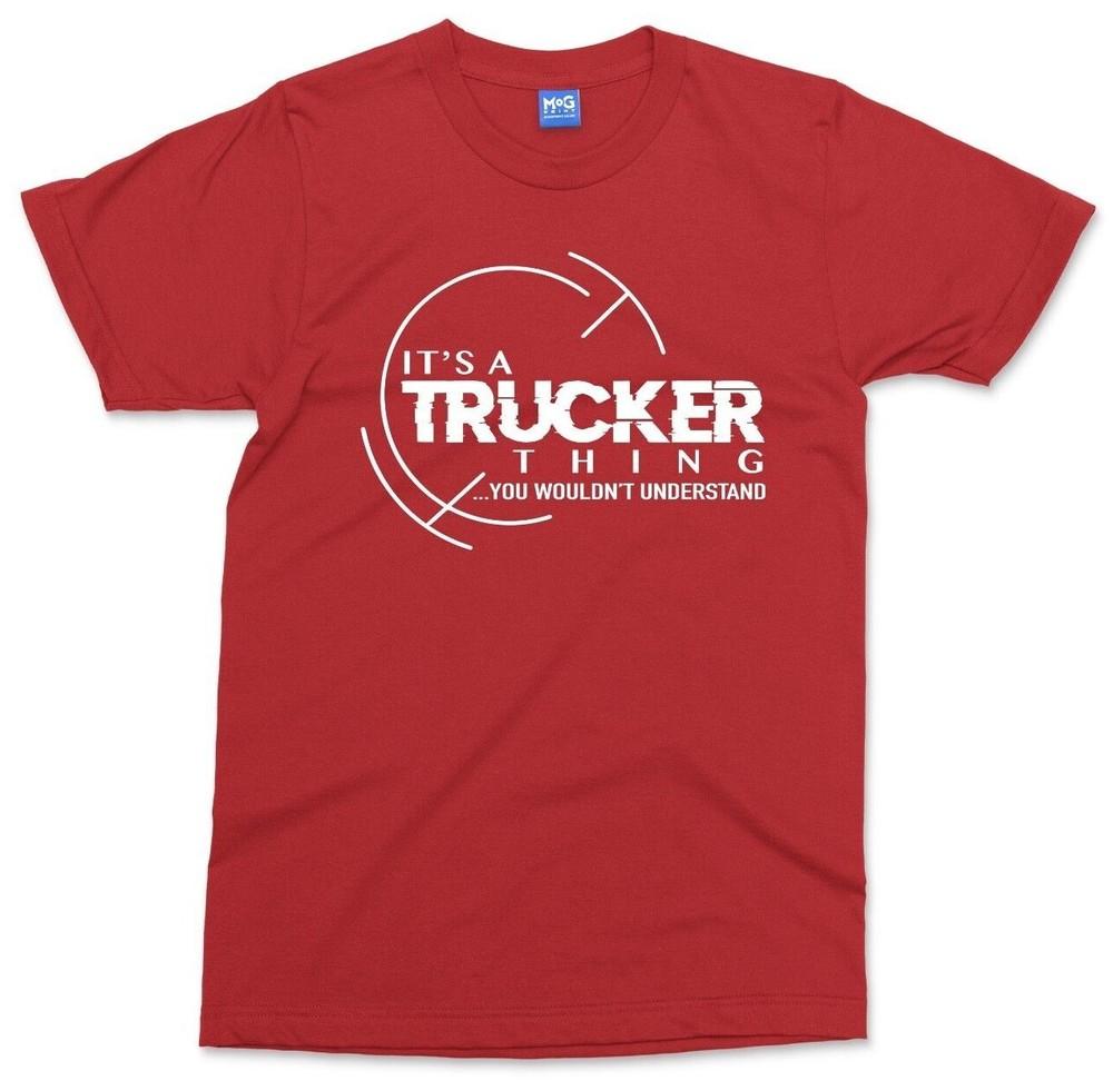 Its A Trucker Thing TShirt Funny Dad Trucking Gift Cool Tee For Truck Drivers S
