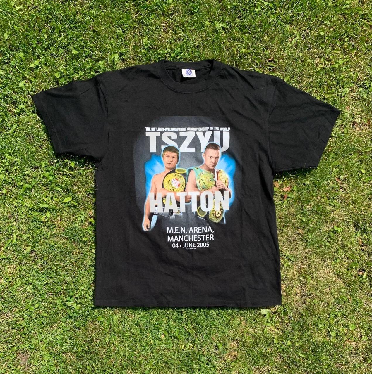 

Hatton Tszyu 2005 Vintage Shirt Light Welterweight Championship Pacquiao Tyson 3XL