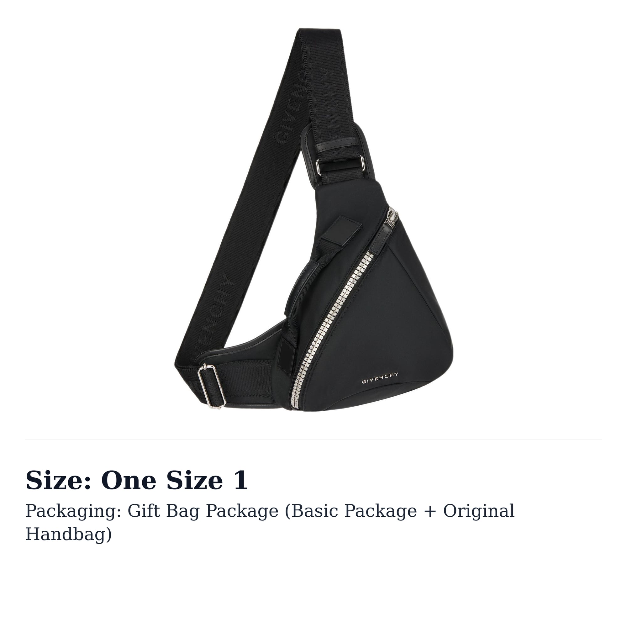 Givenchy G Zip Leather Sling Bag