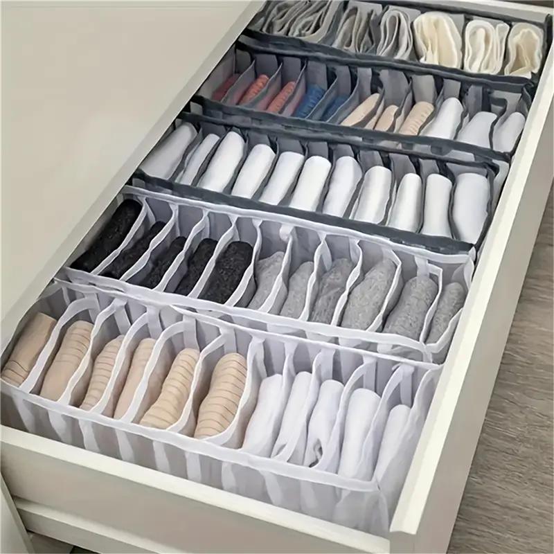 Closet Organizer for Underwear Socks Boxes Storage Wardrobe Bag Bra Clothing Pants Drawer Divider