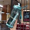 800ml Outdoor Plastic BPA Free Men Drinkware Drinking Bottle with Straw Sports Water Bottle