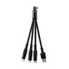 15cm Short 3 In 1 USB Charge Cable for iPhone 1514 13 12 Pro Fast Charge Micro USB Type C Cable for Samsung Multi Charge Cord
