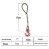 Pressed Oily Double-Leg Wire Rope Hook Sling for Lifting