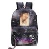 Pop Singer Ariana Grande Ariana Print Chain Webbing Backpack Multipurpose Backpack