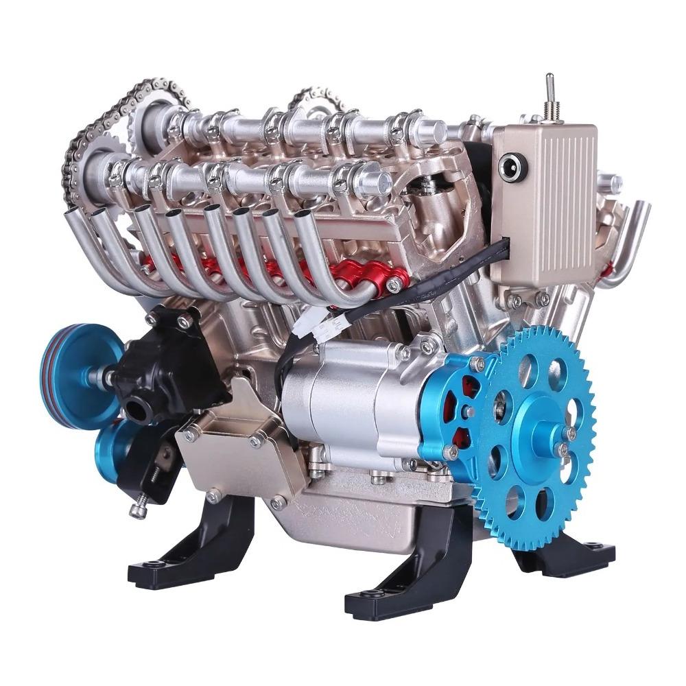 TECHING V8 Engine Model 1/3 Scale Metal Mechanical Engine Science Experiment Physics Education Toy Gift