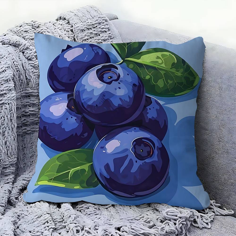 Fruit Pattern Cartoon Pillowcase Toon Gift Cushion Cover Bedroom Home Sofa Chair Seat Decor Pillow Case