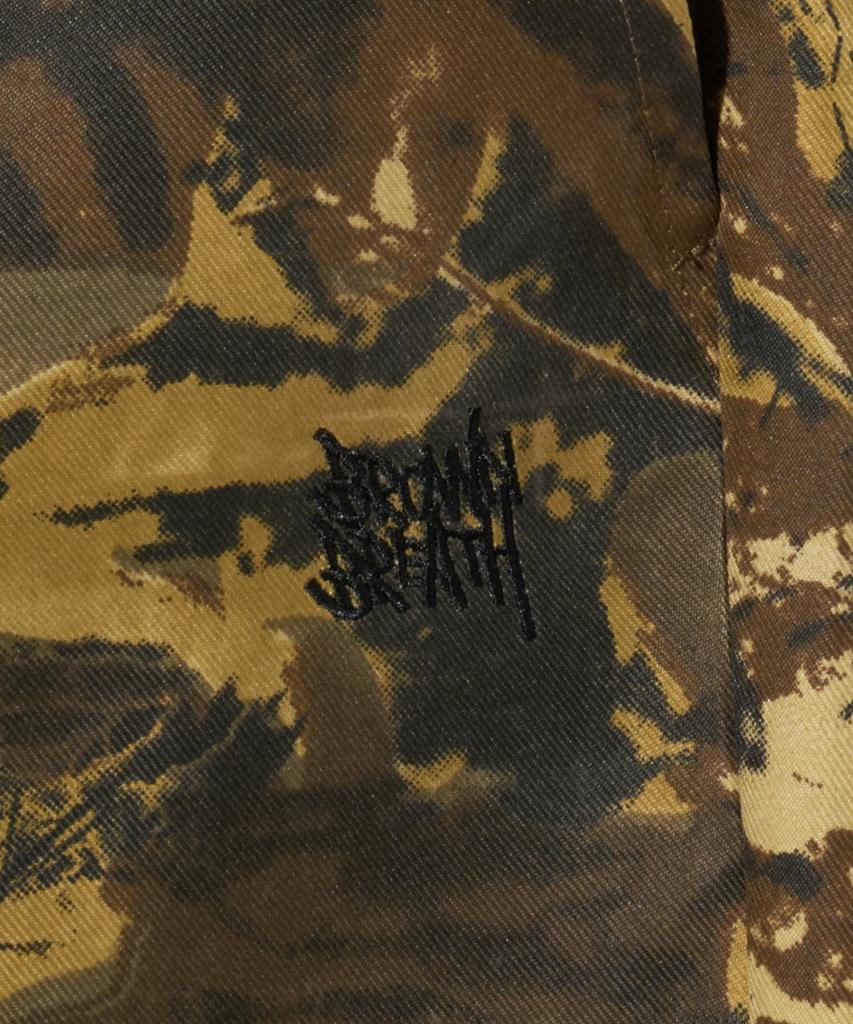 BROWNBREATH Tag Camouflage Banding Pants - Brown