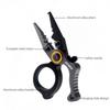 Forked Ring Fishing Line Cutter Aluminum Alloy Fishing Clamp New Fishing Pliers Scissors  Fishing