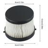 Filter For YOFIDRA Replacement Filter Sturdy Construction Traps Pet Hair Captures Fine Dust Particles Black White