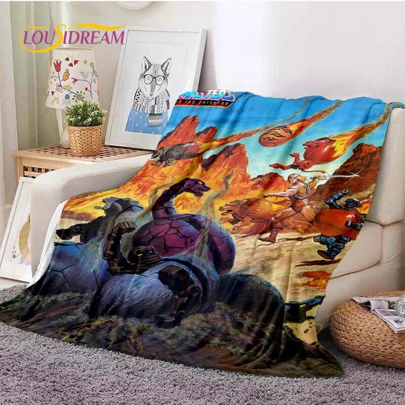 He-Man Masters Of The Universe Throws Blanket Sofa Blanket Adults and Children Blanket Blanket for Bed