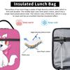 Chiikawas Animated Thermal Lunch Box Thermal Carrier Reusable,Lunch Container Kawaii High Capacity Lunch Box Tote Food Holding Bags