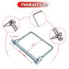 Trailer Coupler Pin Heavy Duty Square Durability Zinc Coating Pto Shaft Locking for Farming