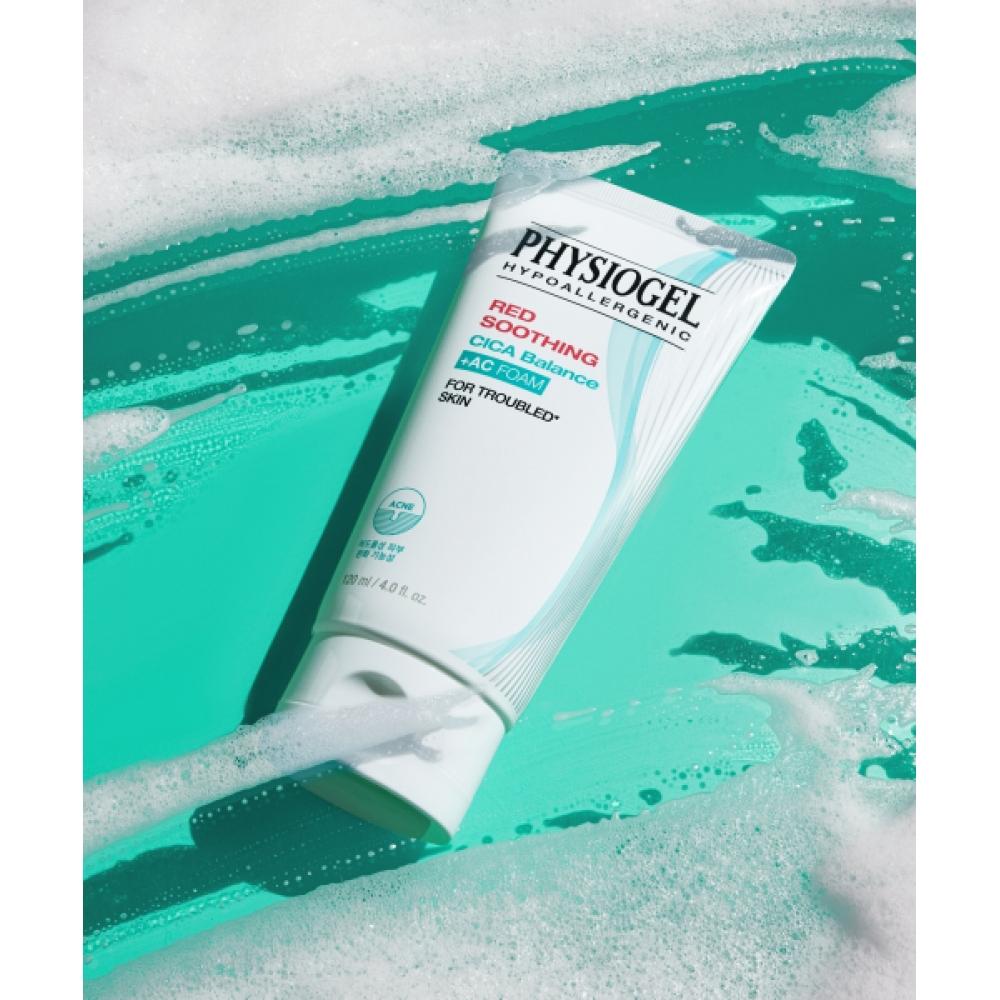 Physiogel Red Soothing Cica Balance Ac Foam Cleanser 120ml