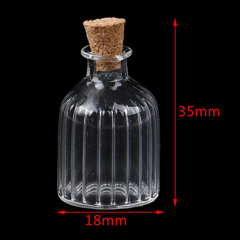 1:12 Scale Miniature Dollhouse Glass Canister Mini Cookies Candy Jar Bottle for OB11 Doll Kitchen Play Food Toy Accessories