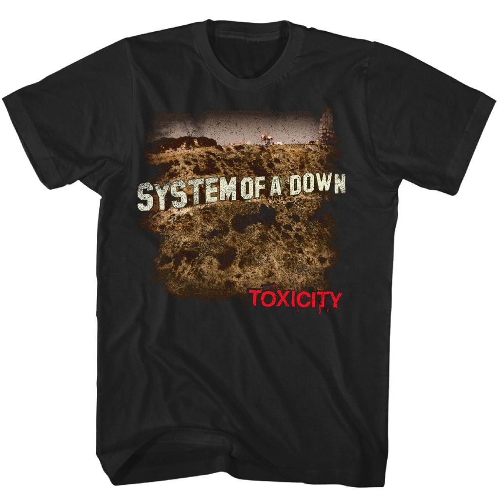 System of a Down Toxicity T-shirt Mens Rock and Roll Music Band Tee New Black