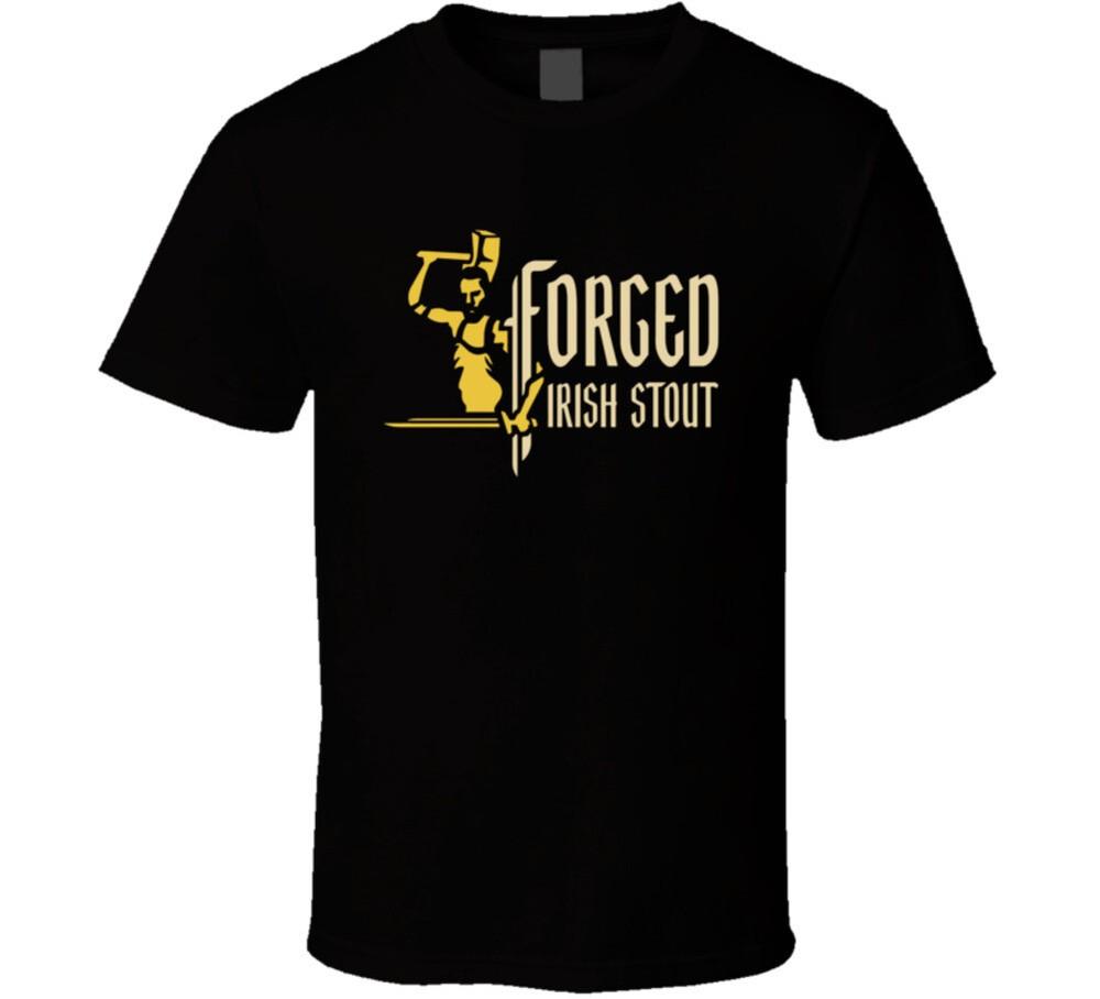 

Forged Irish Stout Beer Lovers T Shirt L