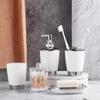 4Pcs 5pcs Bathroom Accessories Set Plastic Bathroom Decor Sets Accessories