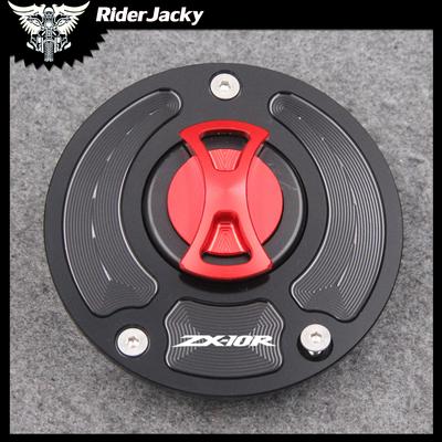 Keyless Motorcycle Fuel Gas Tank Cap Cover For Kawasaki Ninja ZX-10R 2006- 2010 2014 2015 2016 2017 2018  ZX10R ZX
