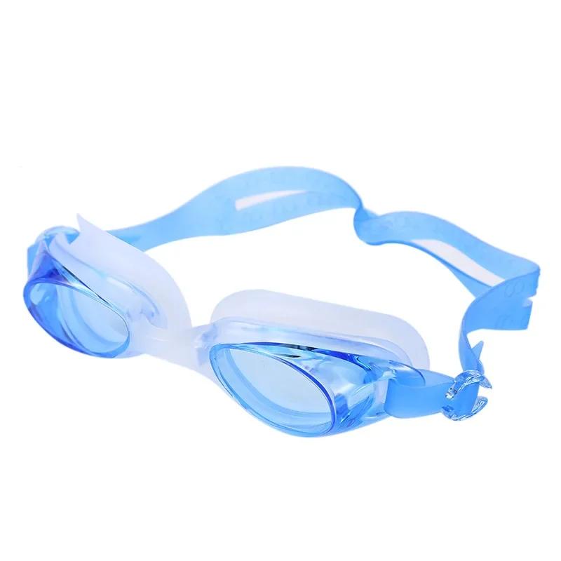 Waterproof Anti Fog Swimming Goggles Children Professional Colored Lenses Kids Eyewear Swimming Glasses Storage Box with Glasses