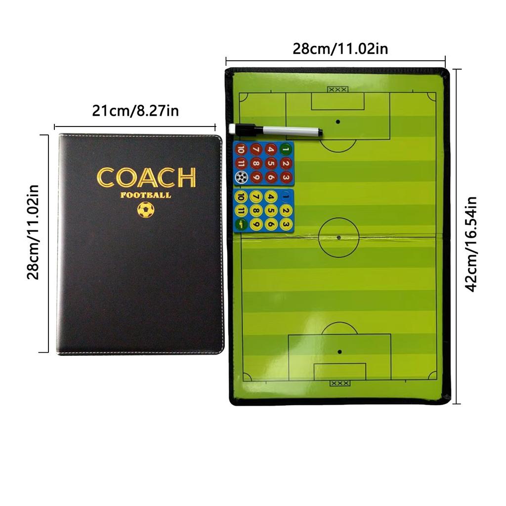 1pcs Football/basketball Tactical Board, Basketball/football Training Tactical Board, Foldable, Writable, Erasable