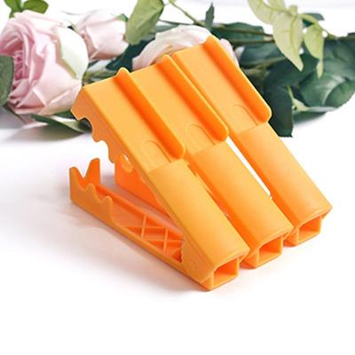 Plástico Floral Arte Removedor de espinas amarillo Pinzas de flores Abrazadera de rosa Dispositivo de desbarbado