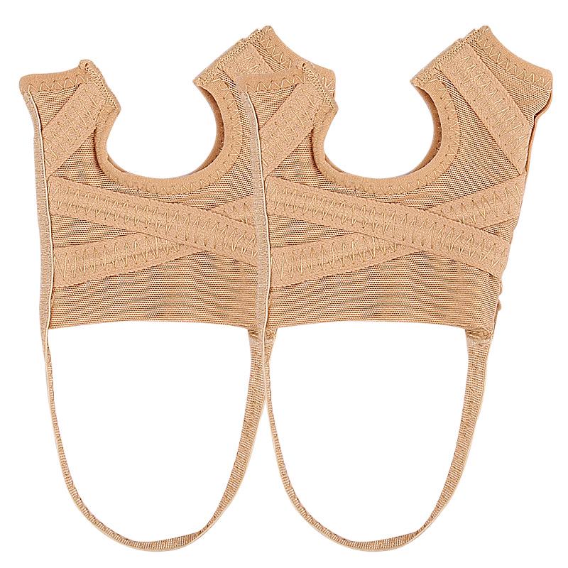 

Сетчатый ортопедический рукав для лечения hallux valgus и разделения пальцев - Для дневного и ночного ношения Small бежевый