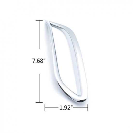 2PCS Rear Fog Light Reflector Cover Trims Fits For Toyota Camry 2018- SE XSE