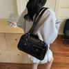 Large Capacity Portable Small Square Bag Popular Bowling Bag 2025 New Trend Underarm Bag Korean Version Fashion Shoulder Bag