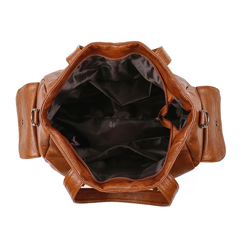 Commuter Large Capacity Tote Bag Women's Crossbody Bag Vintage Shoulder Bag