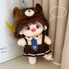 20CM Cotton Doll Rompers Cartoon Plush Doll Replacement Outfit Playing House Accessories Mini Clothes
