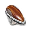 Natürlicher Noreena Jaspis Edelstein Handarbeit 925 Sterling Silber Ring Größe 7 W5c16